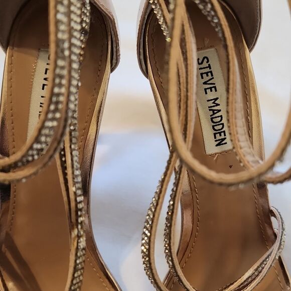 Steve Madden gold Diamond heels size 9.5 - Picture 7 of 10